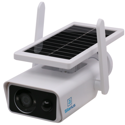 Silarius SIL-SOLARB3MPWIFI36 Bullet 3MP 3.6MM Solar Powered WiFi Camera (external removable 3W Solar Panel)