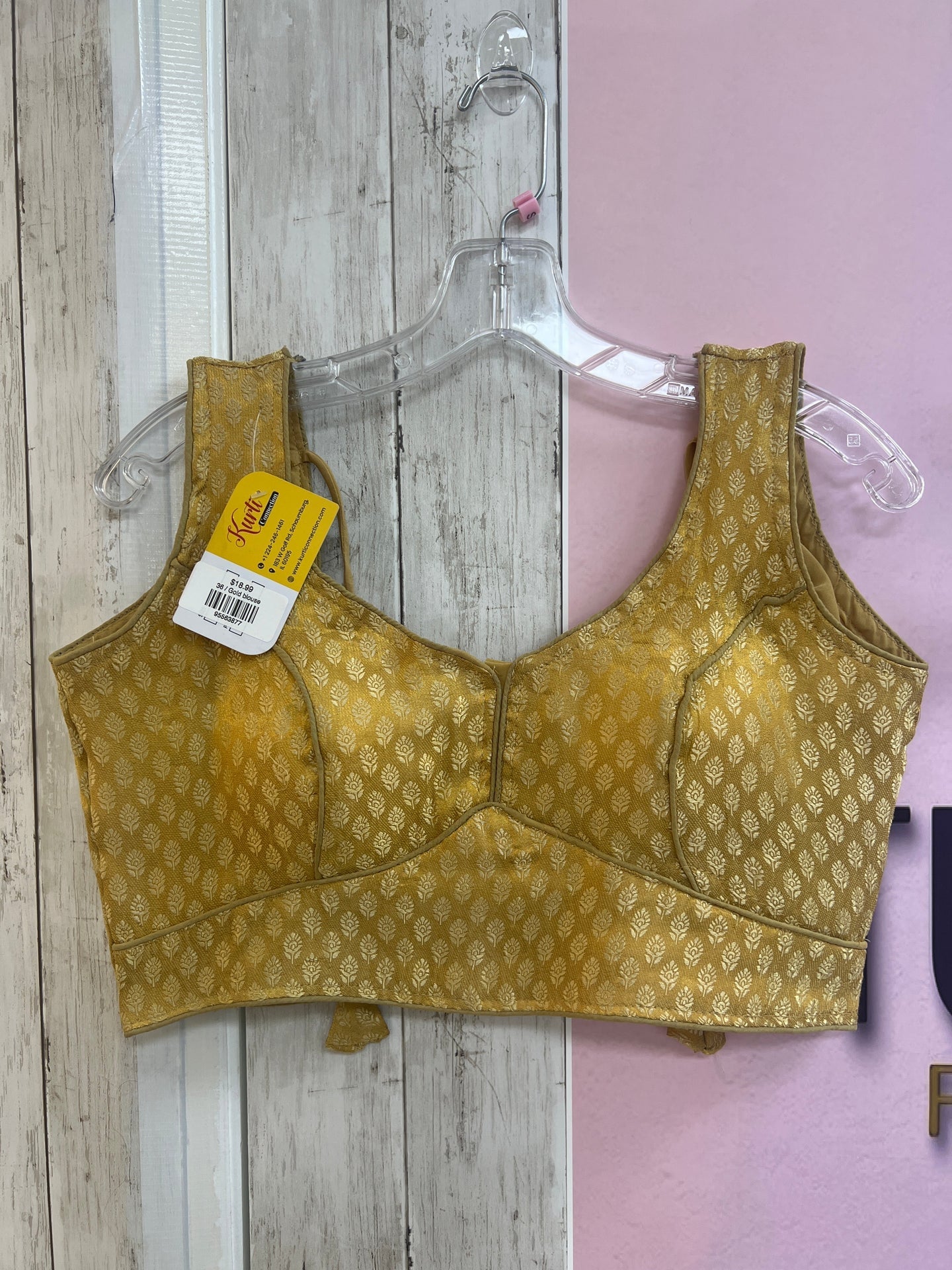 Gold blouse