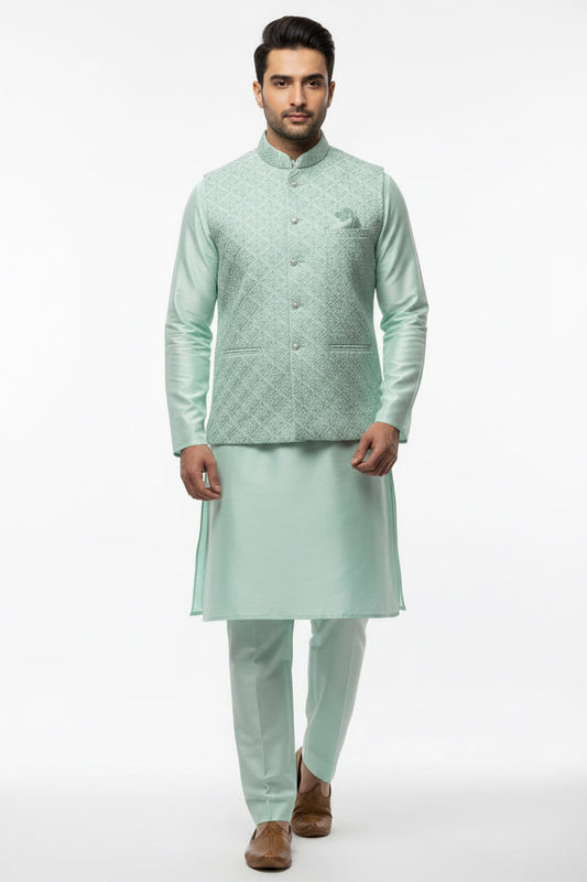 Silk Kurta pant set