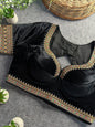 Velvet designer blouses