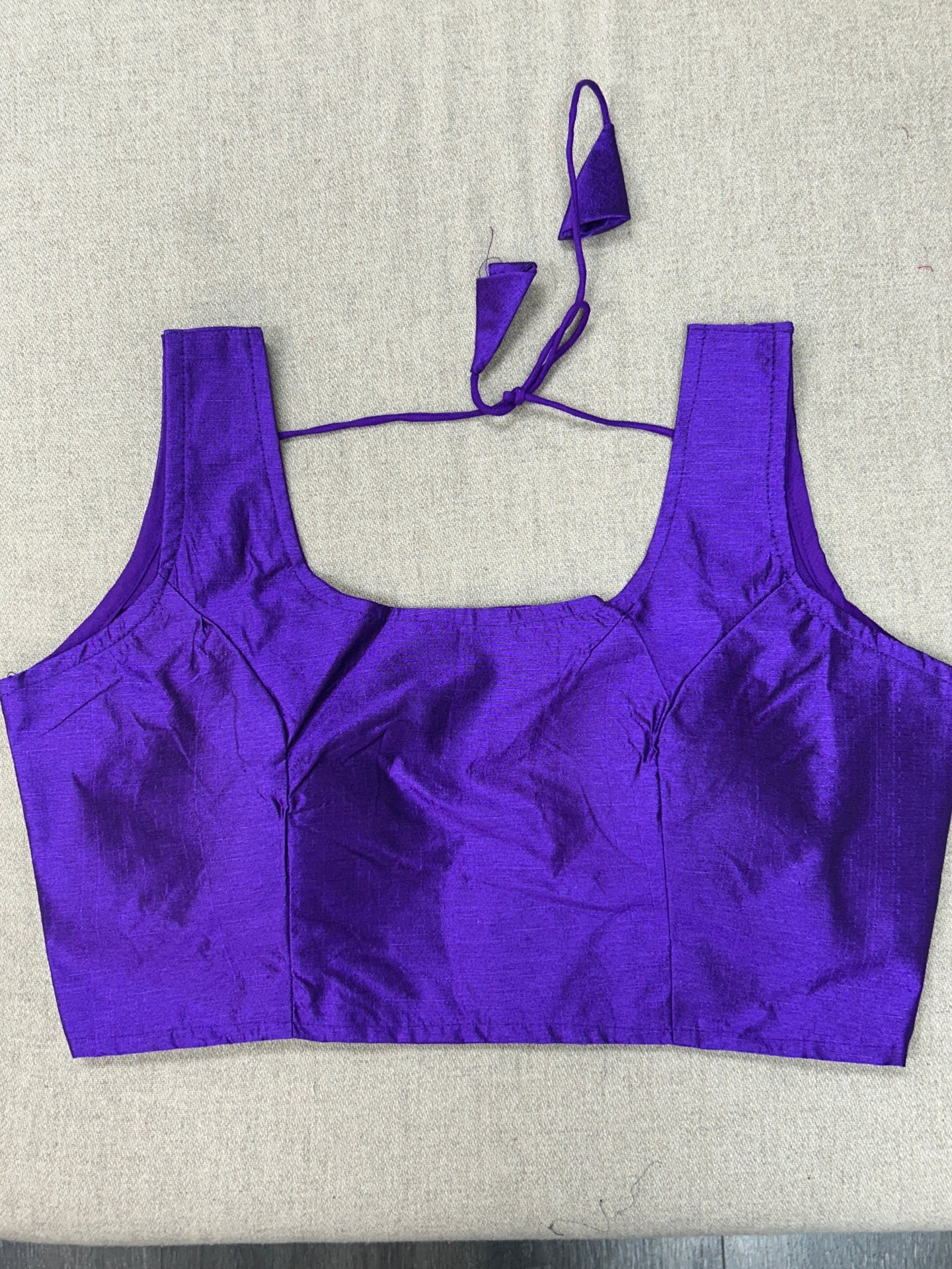 Raw silk blouses