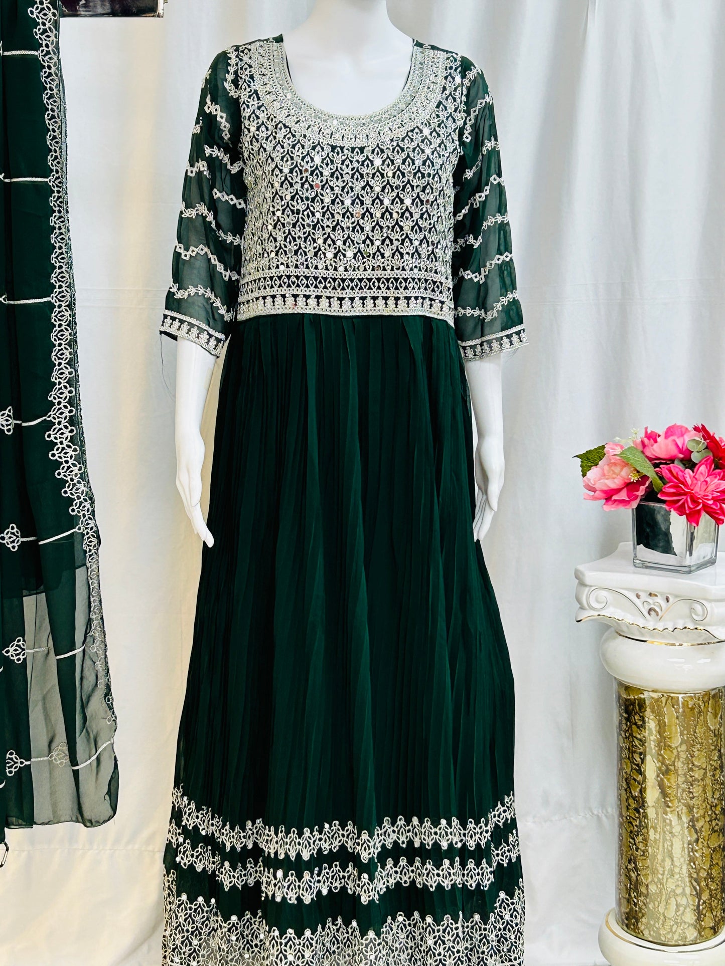 Georgette long kurti