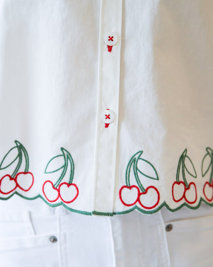 Cherry Cute Button Down