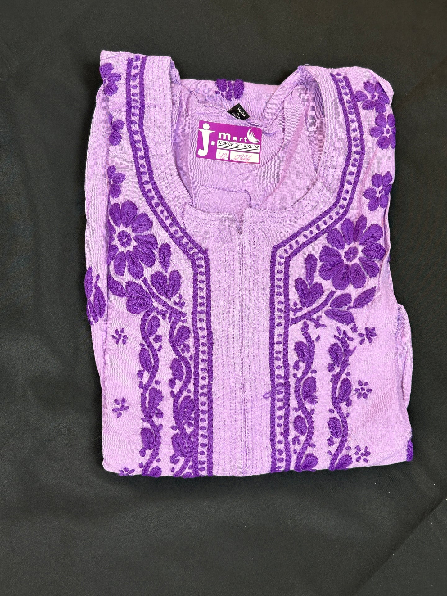 Rayon Chikankari kurti