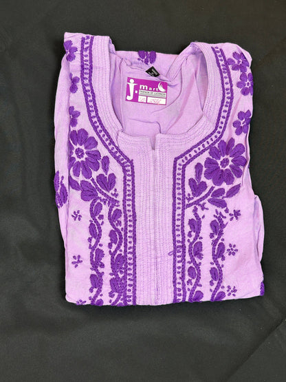 Rayon Chikankari kurti