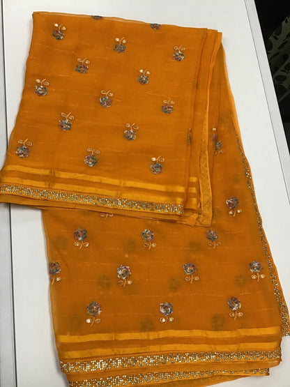 Chiffon saree