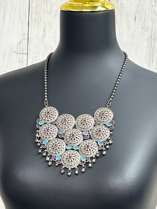 Banjara necklace  | oxidized silver jewelry
