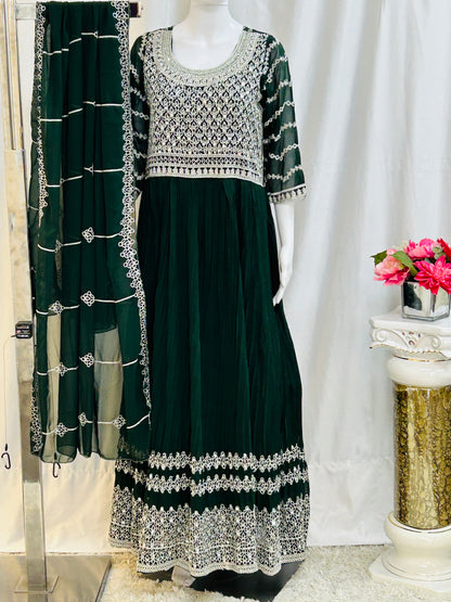 Georgette long kurti
