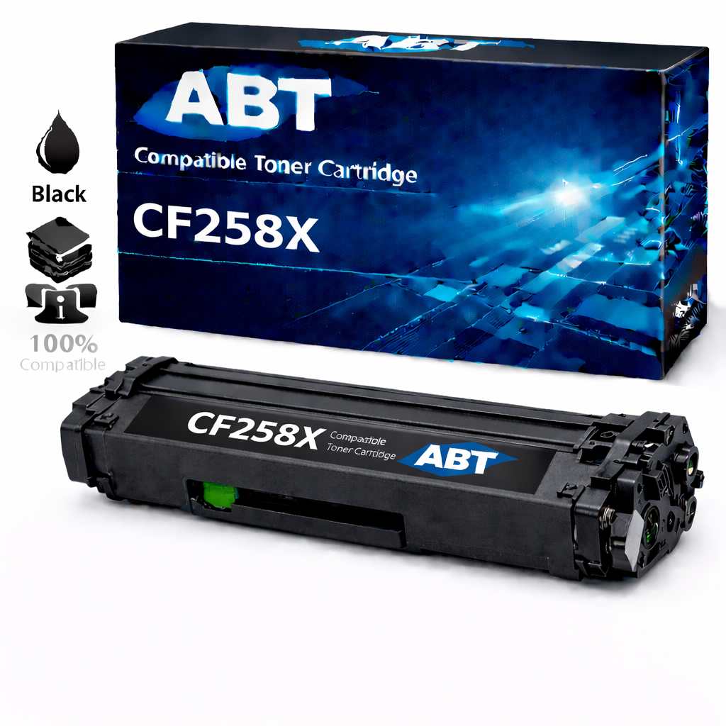 Compatible CF258X High Yield Black Toner Cartridge for HP LaserJet Pro M404 & MFP M428 Series