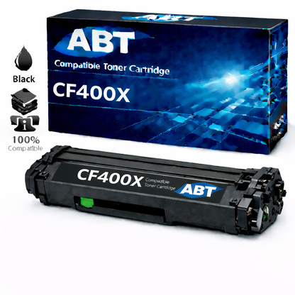 Compatible CF400X High Yield Black Toner Cartridge for HP Color LaserJet Pro M252 & M277 Series