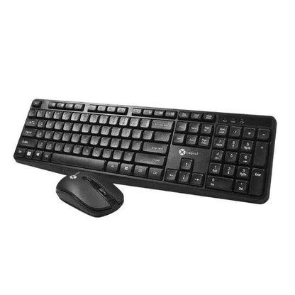 Wireless Mouse & Keyboard Combo - Ergonomic Office Set | CAPSUL Essentials