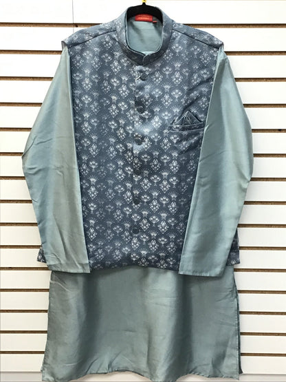 Grey kurta set