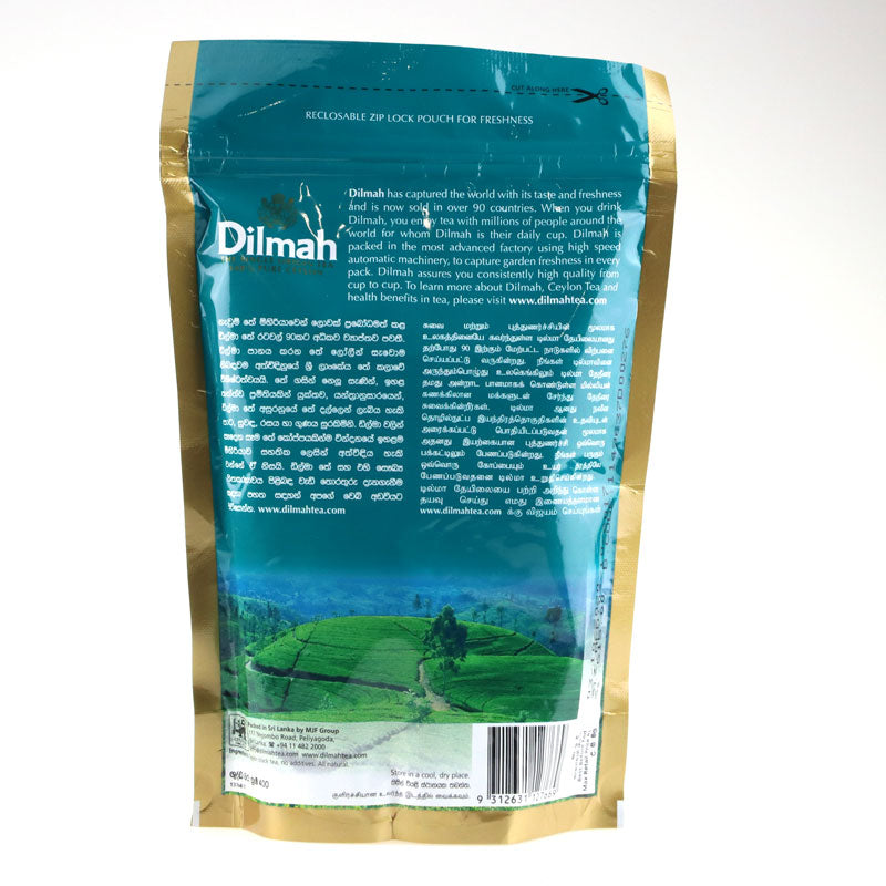 Dilmah Ceylon Tea 400g (14.1oz) – Loose Leaf Premium Sri Lankan Black Tea (BOPF)