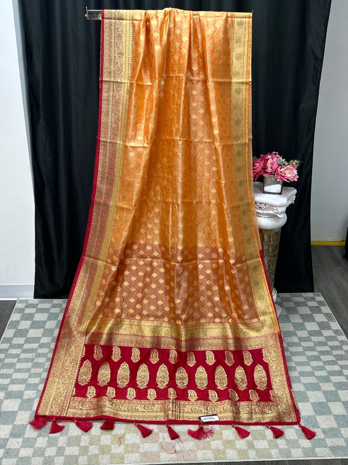 Chanderi silk saree