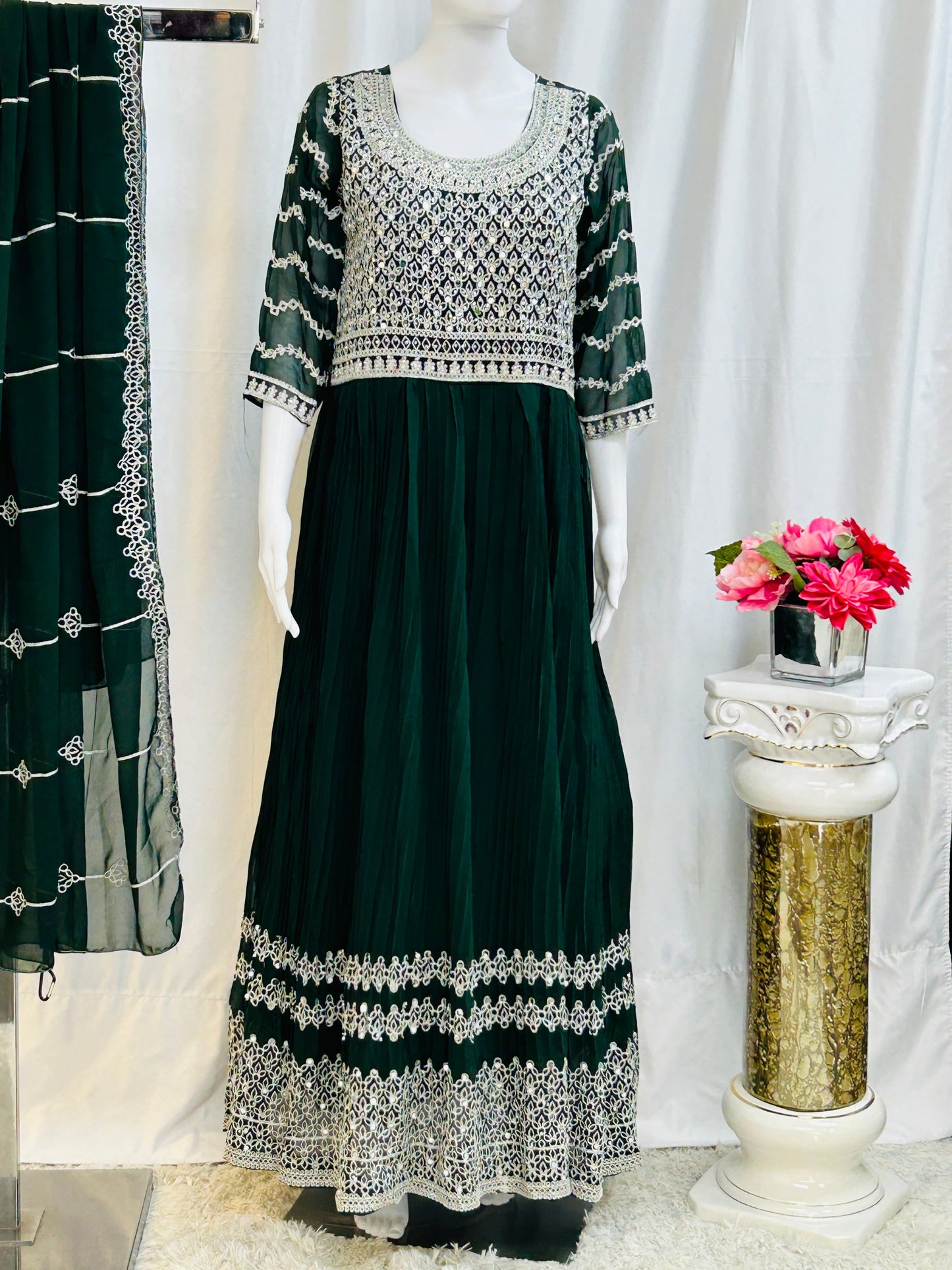 Georgette long kurti