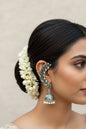 Oxidized jhumki earrings