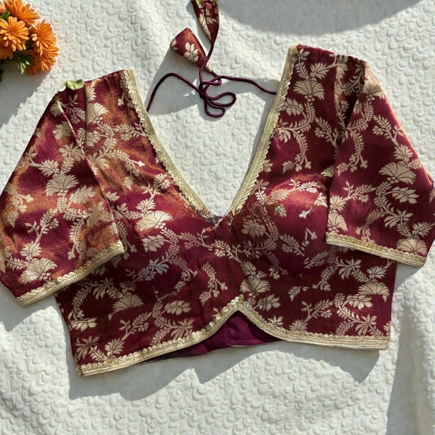Brocade blouses