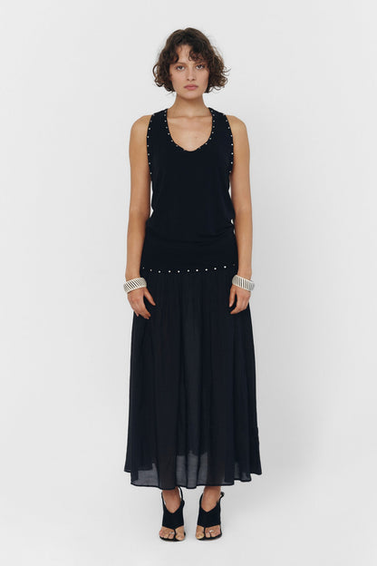 YUNA TANK TOP IN BLACK