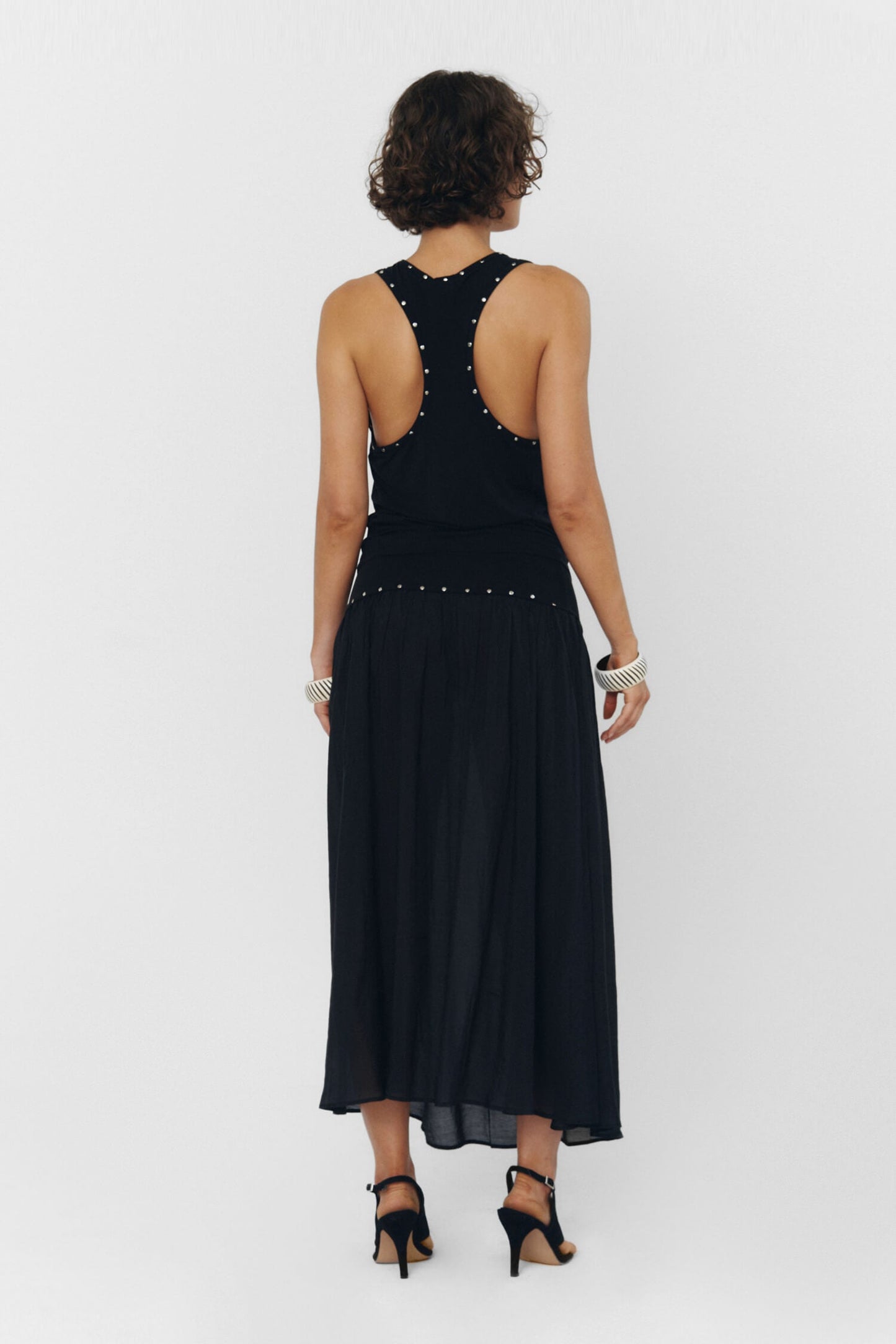 YUNA TANK TOP IN BLACK