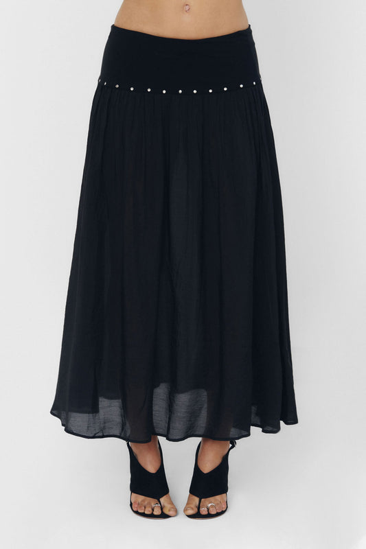 YUNA SKIRT IN BLACK