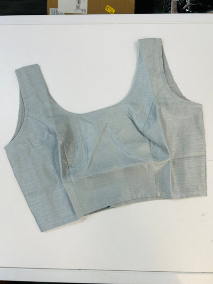 Light grey / silver grey blouse
