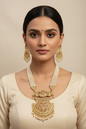Jadau haar : long necklace