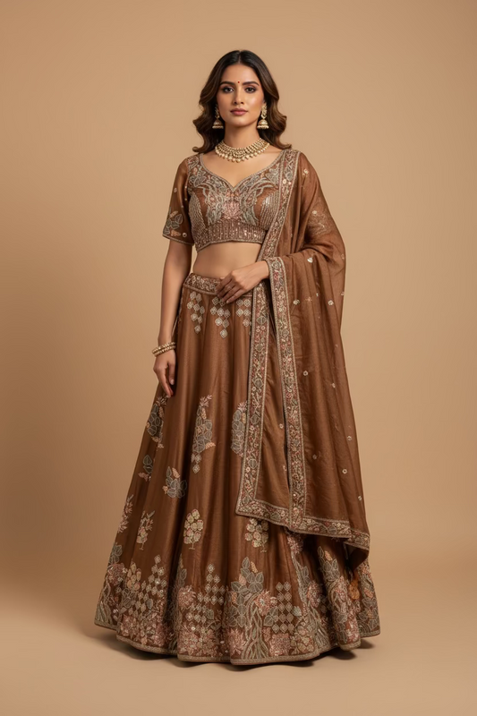 Silk Lehenga choli set