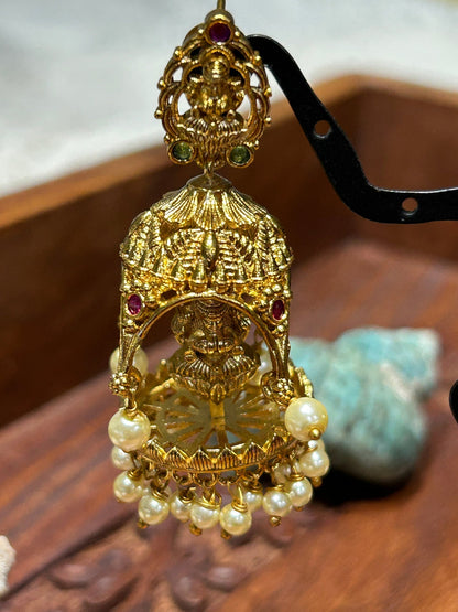 Temple jewelry/ Lakshmi earrings