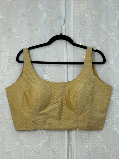 Gold blouse : readymade blouse