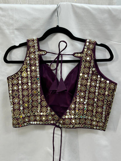 Mirror work blouse