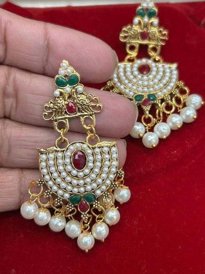 Pearl earrings