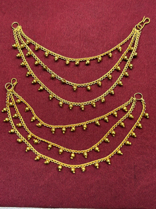 Kaan chain : support chain for earrings