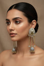 Dual tone Kashmiri earrings