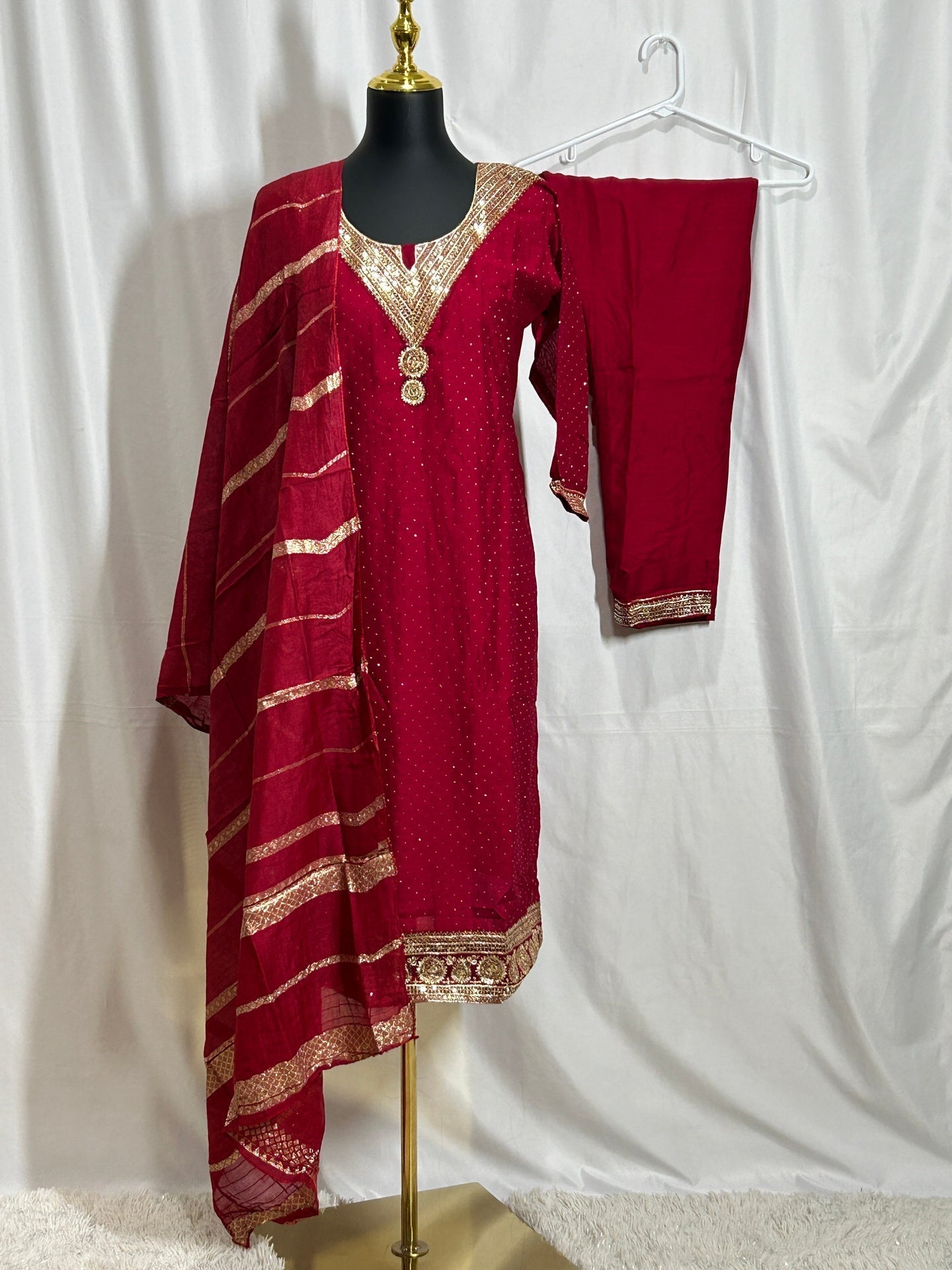 Silk party wear suit