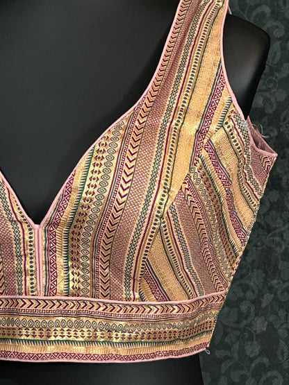 Silk blouse : brocade silk blouse