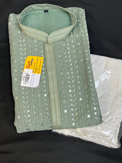 Mirror work Kurta pajama set