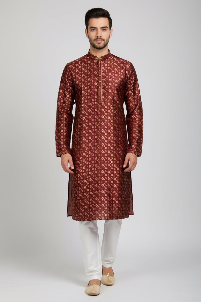 Silk kurta pajama set
