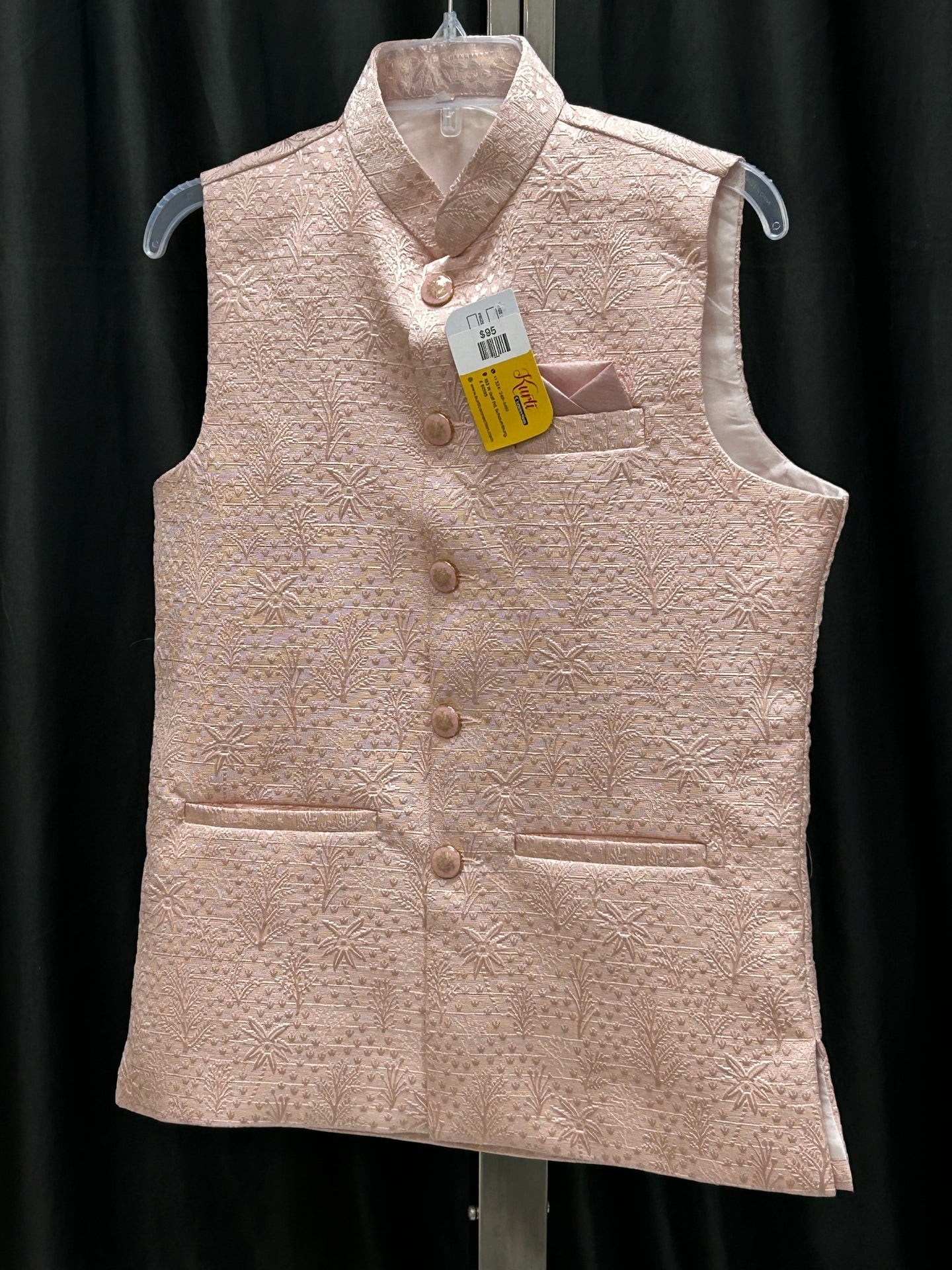 Pink half jacket for men