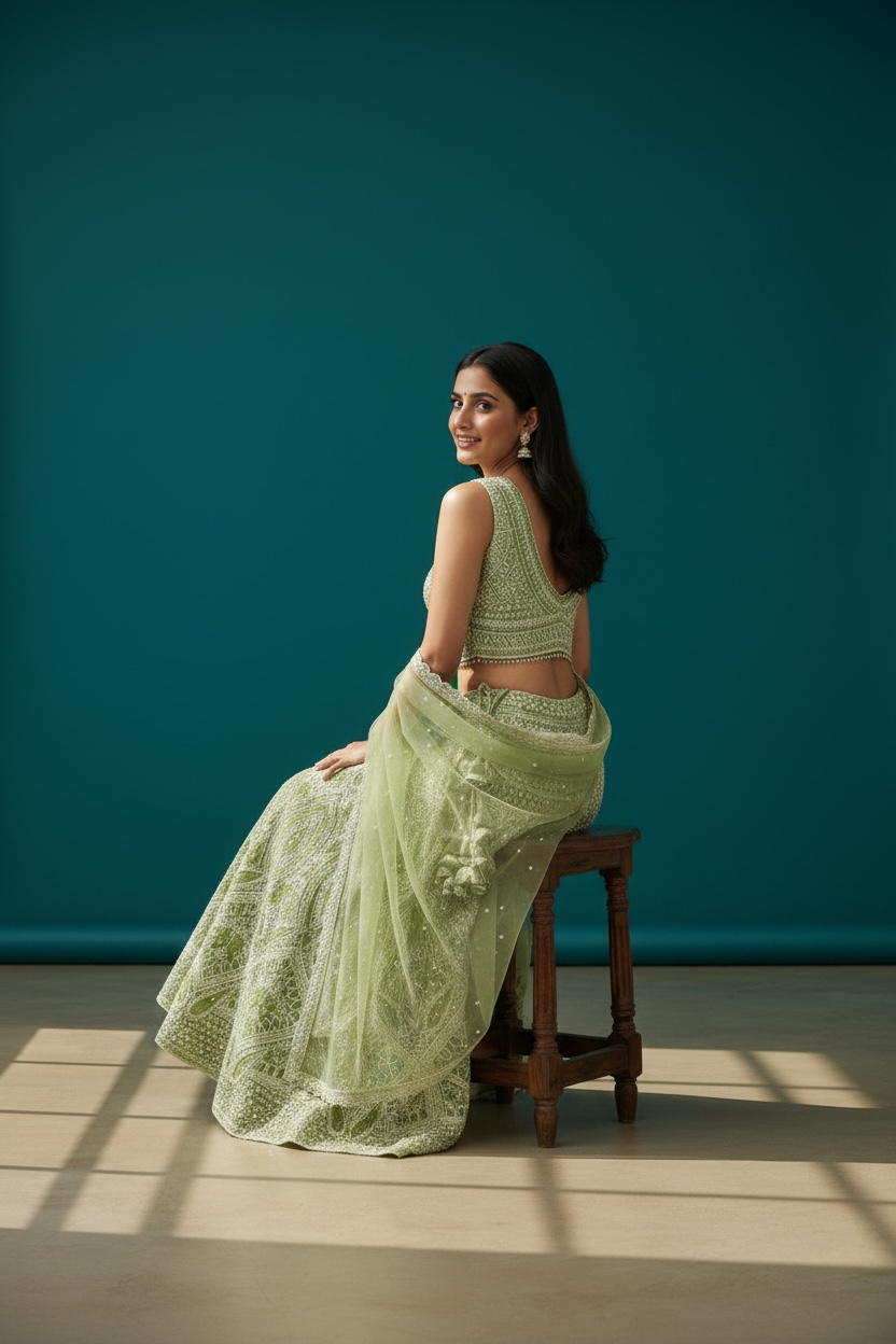 Heavy party wear lehenga Choli set