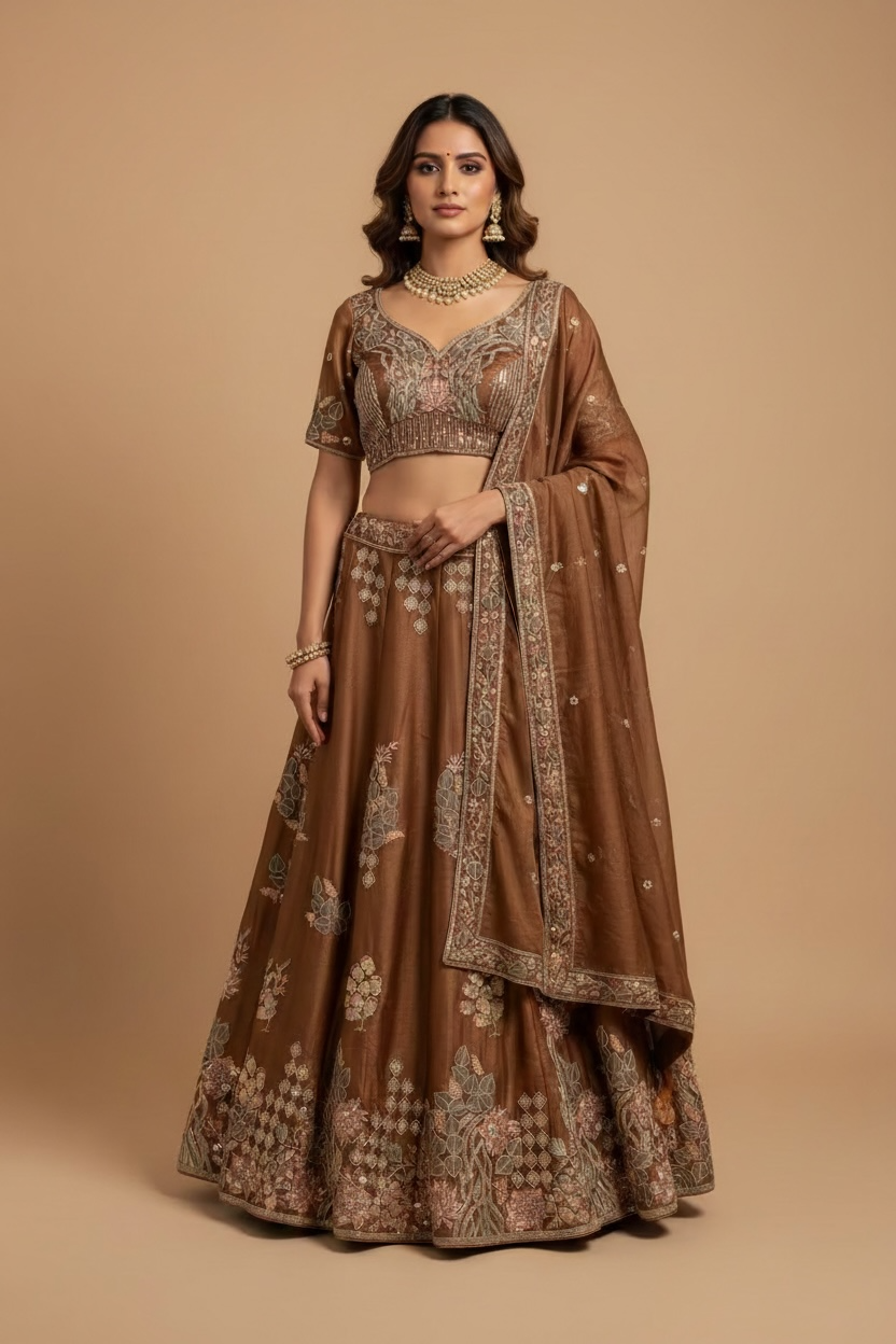 Silk Lehenga choli set