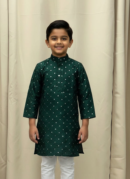Mirror work kids Kurta (foil mirror)