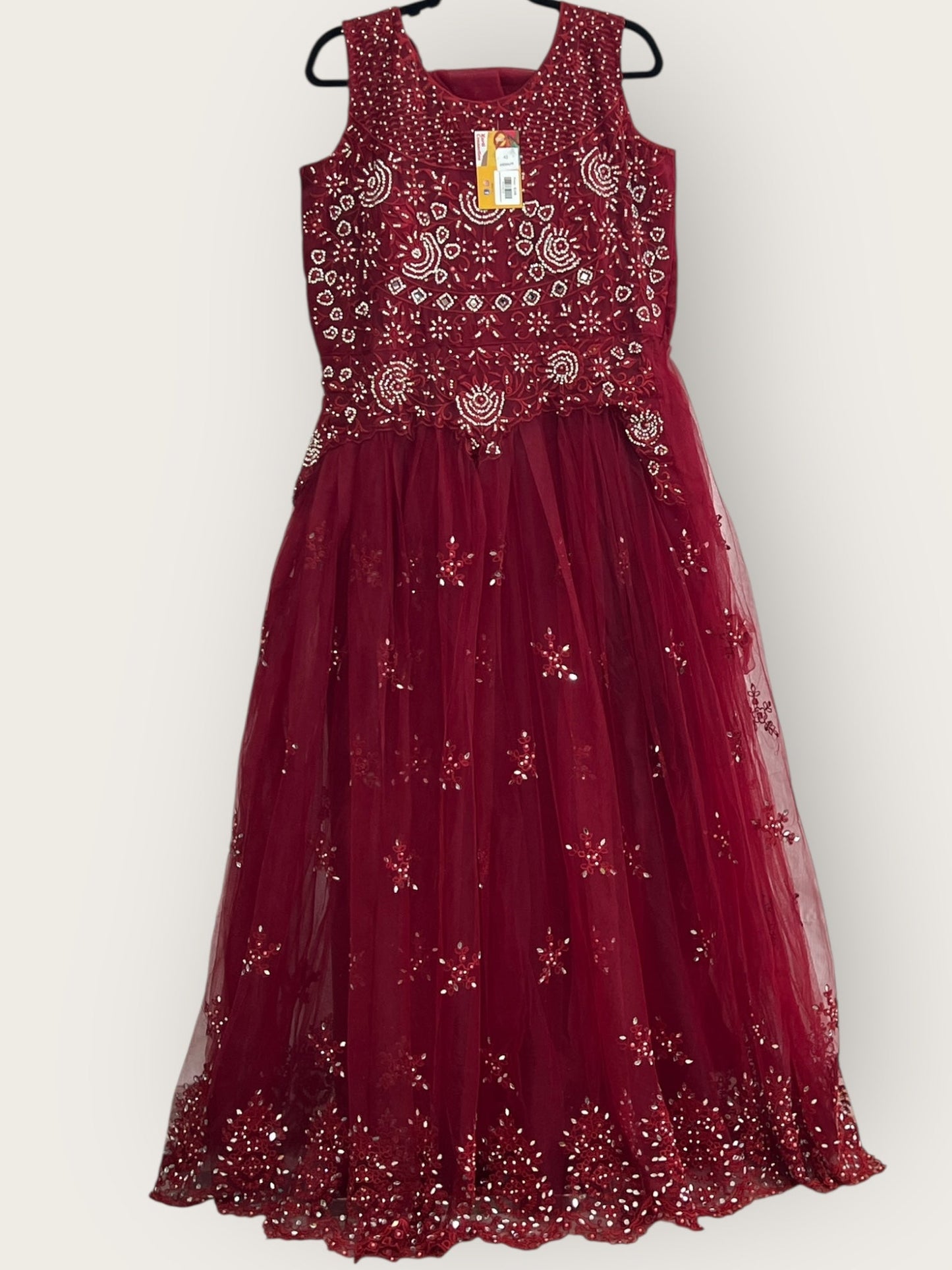 Net party wear dress