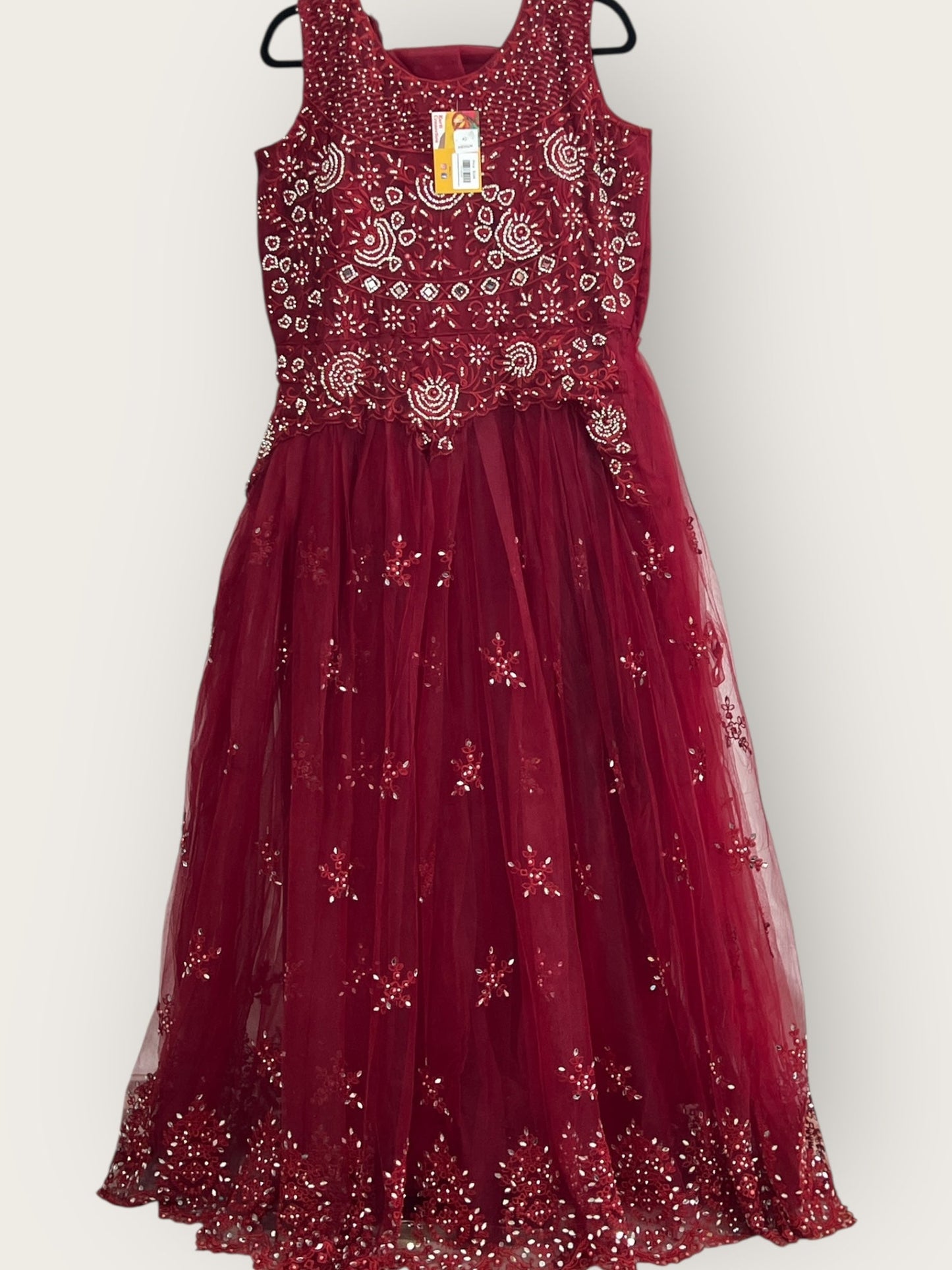 Net party wear dress