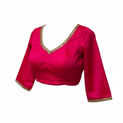 Dark pink blouse