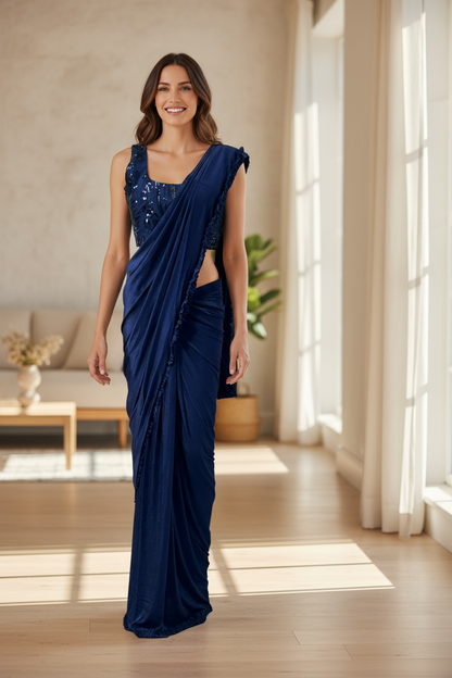 Ready to wear Pre stitched saree