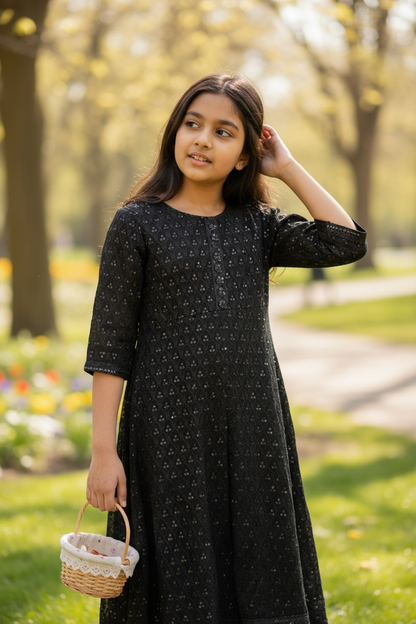 Chikankari kurti for girls