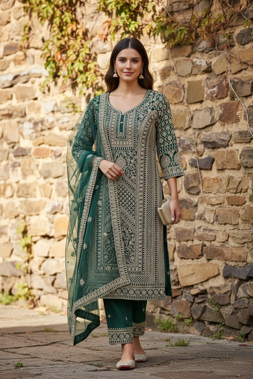 Heavy party wear salwar set