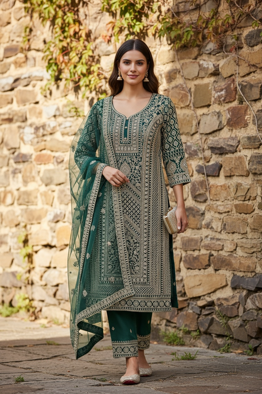 Heavy party wear salwar set
