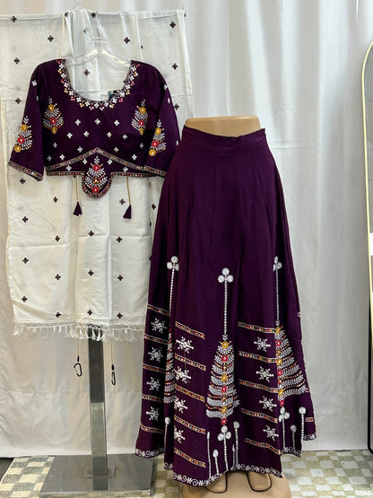 Cotton chaniya choli set