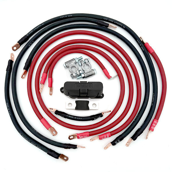 Jeep Wrangler JL Big 7 Battery Cable Kit (2018 - 2024)